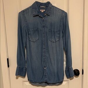 Denim/Chambray Long Sleeve Shirt